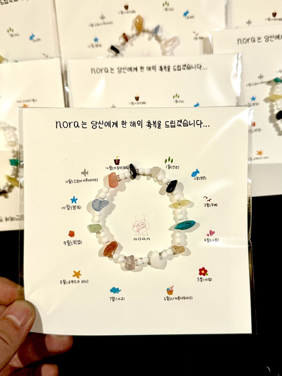 韓国 誕生石のブレスレット