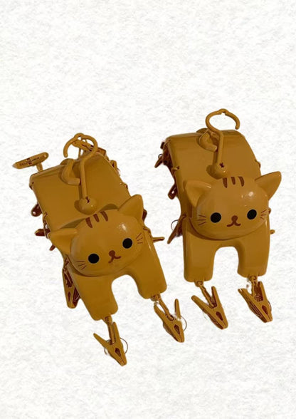 猫ちゃんの洗濯ハンガー