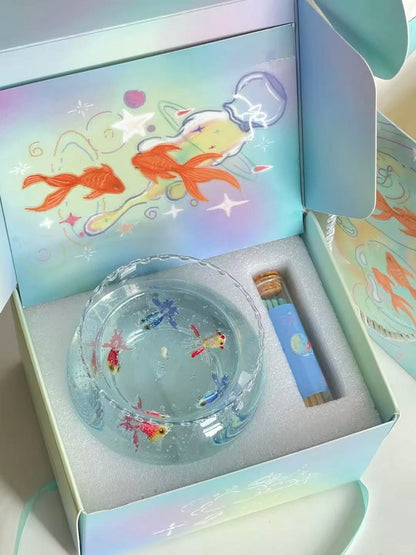 金魚鉢アロマキャンドル